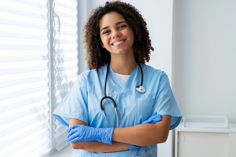 smiling nurse